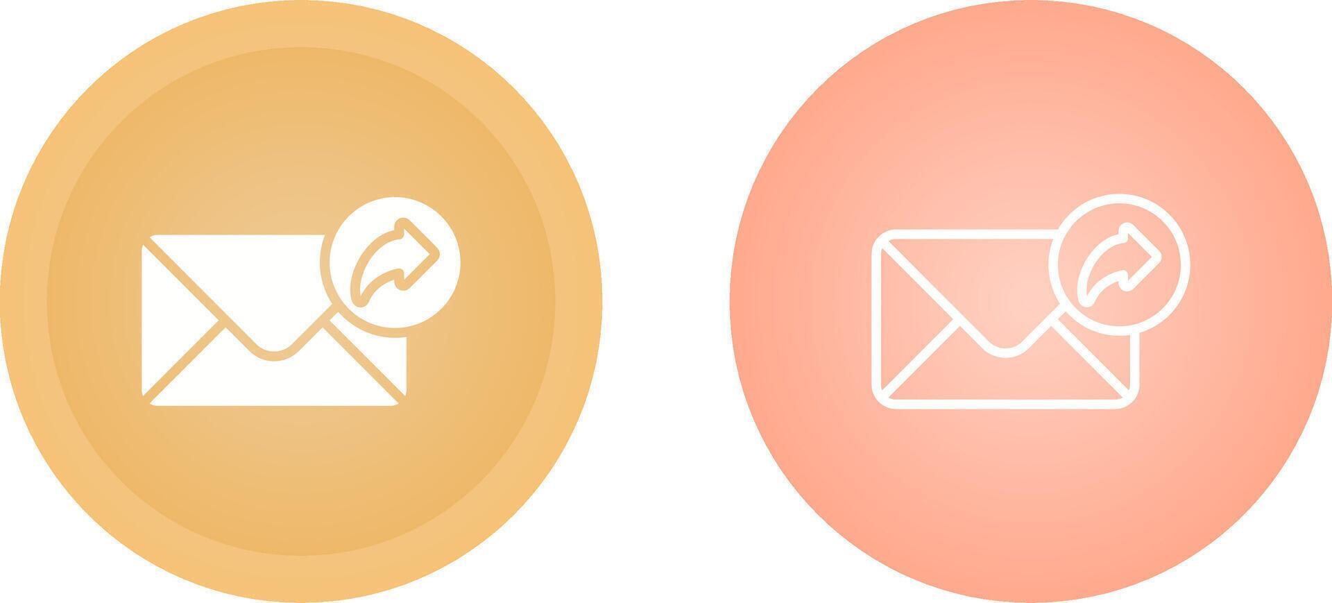 Email Forwarding Vector Icon
