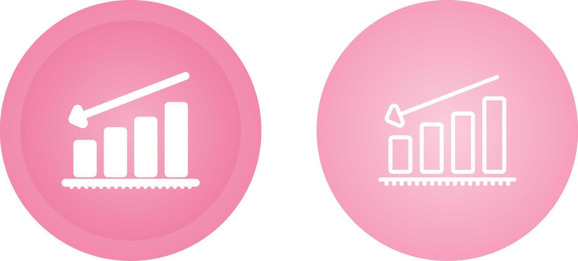Chart Decreasing Vector Icon
