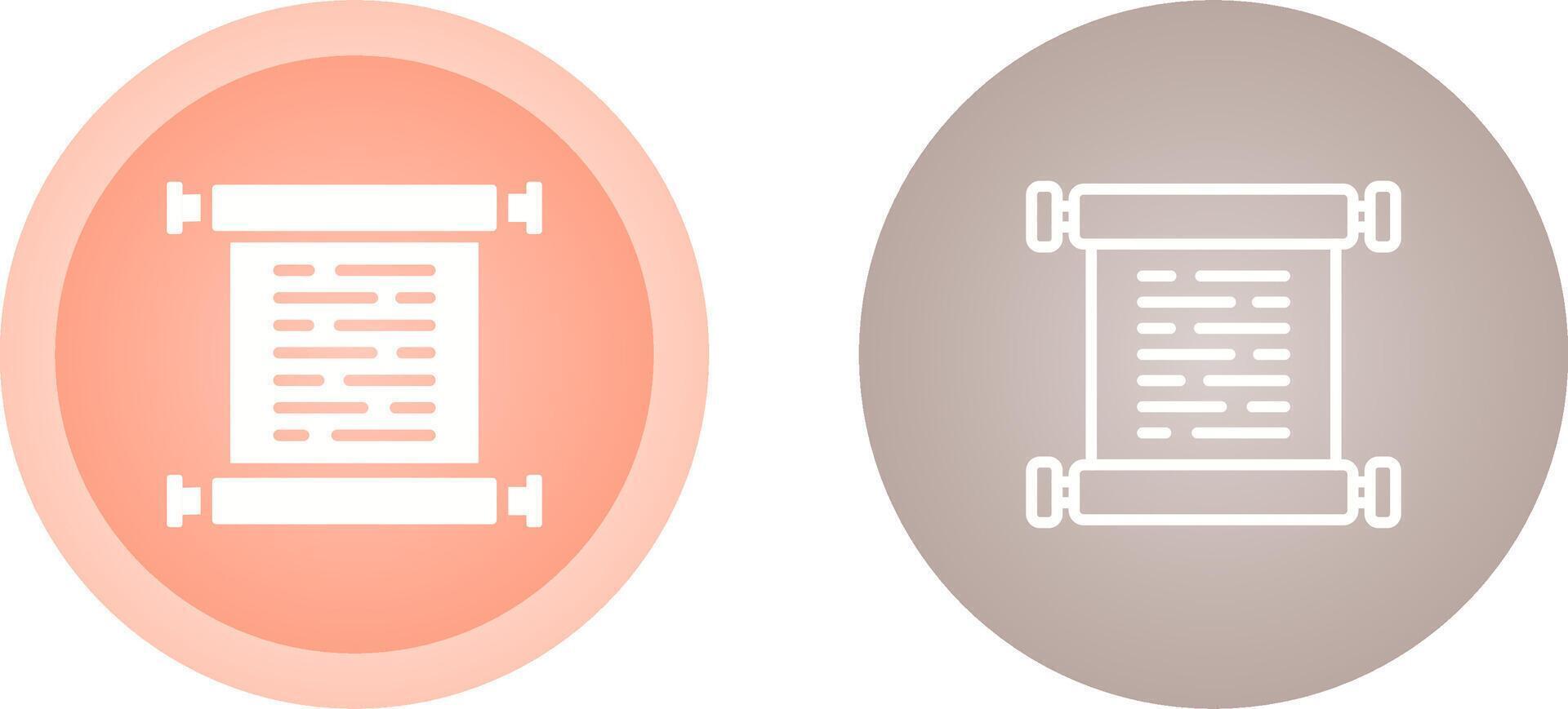 Scroll Vector Icon
