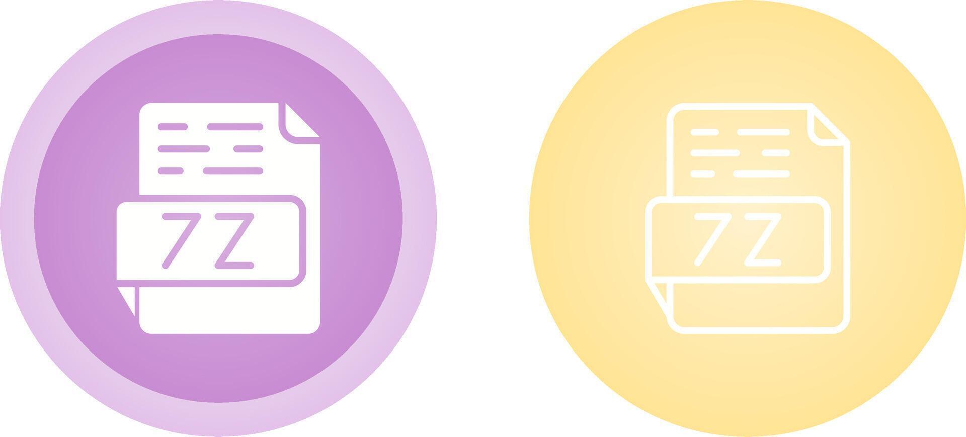 7Z Vector Icon