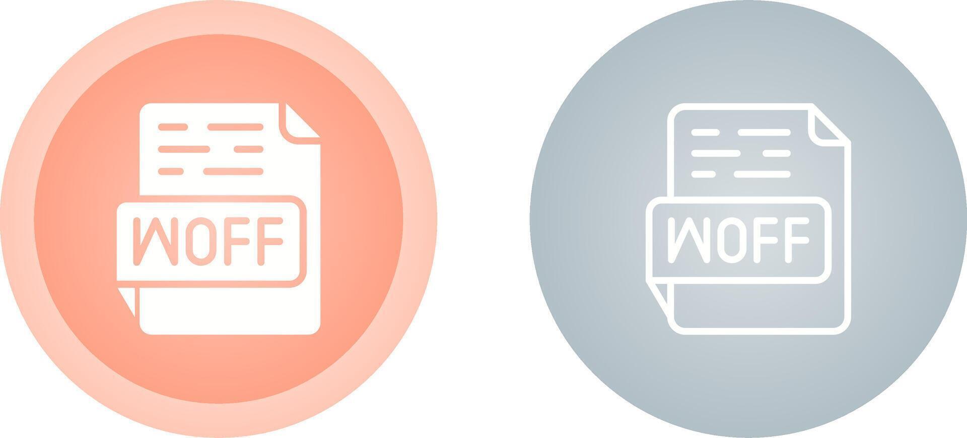 WOFF Vector Icon