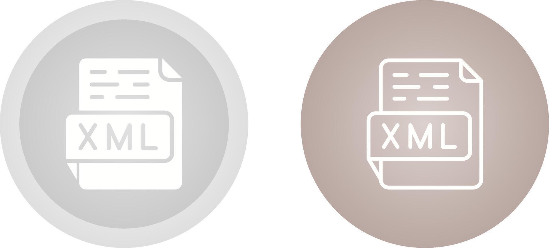 XML Vector Icon