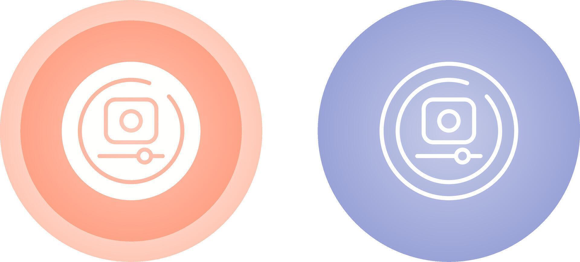 Video Record Circle Vector Icon