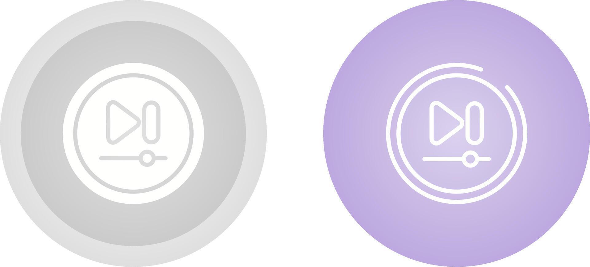 Video Next Track Button Vector Icon