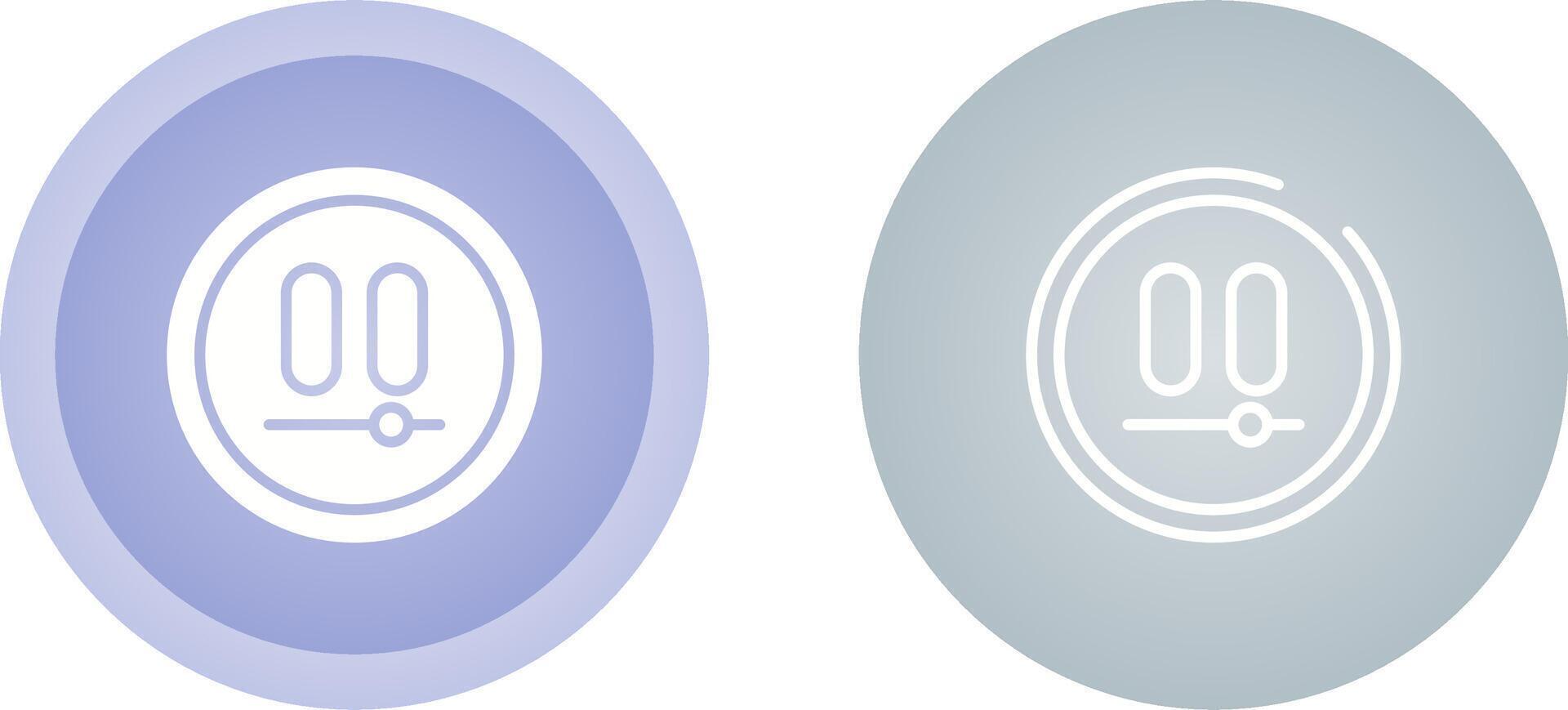 Video Pause Button Vector Icon