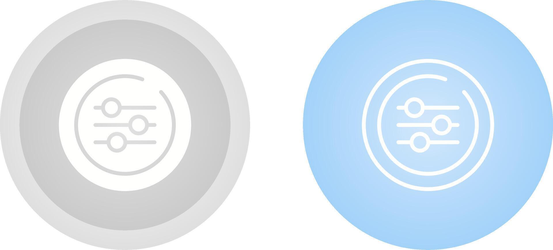 Equalizer Circle Vector Icon