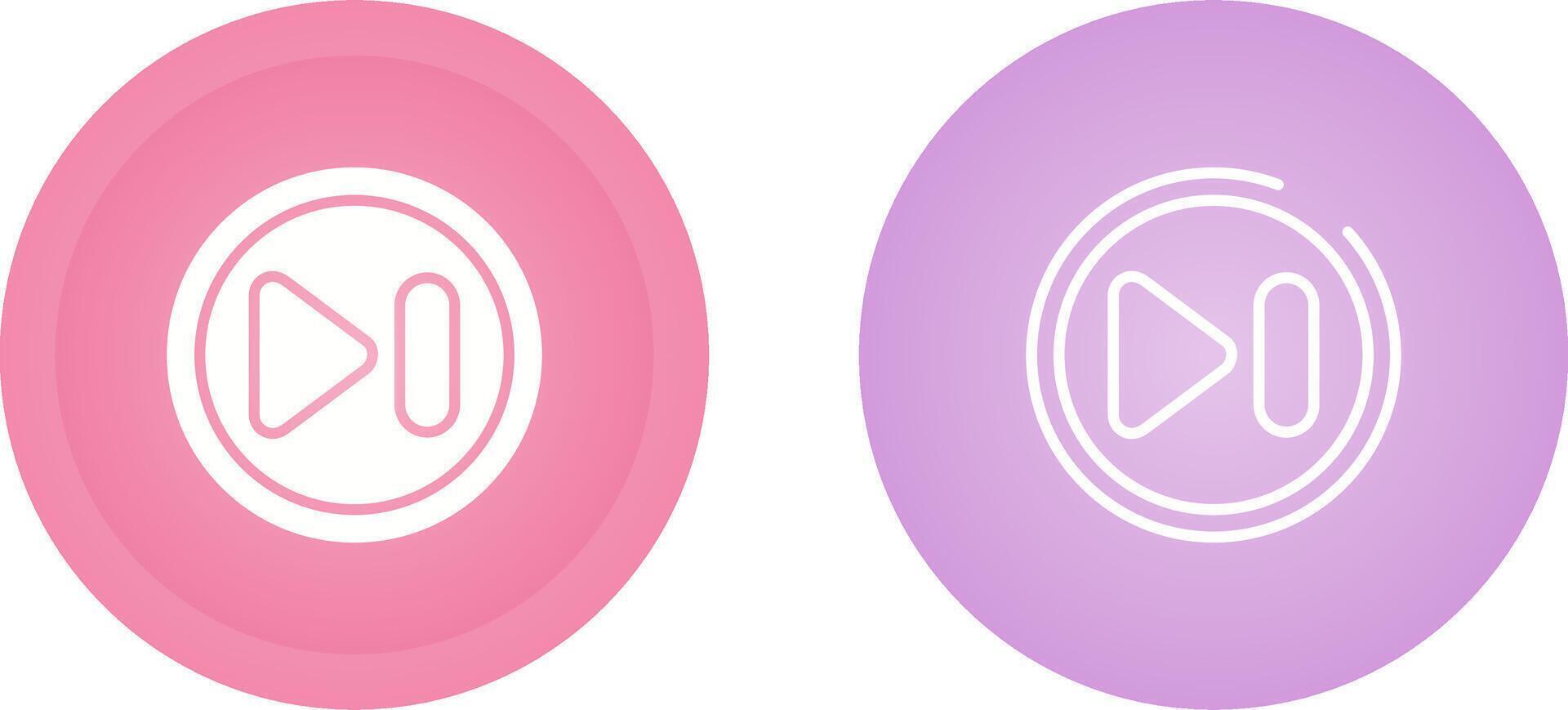 Next Track Button Vector Icon