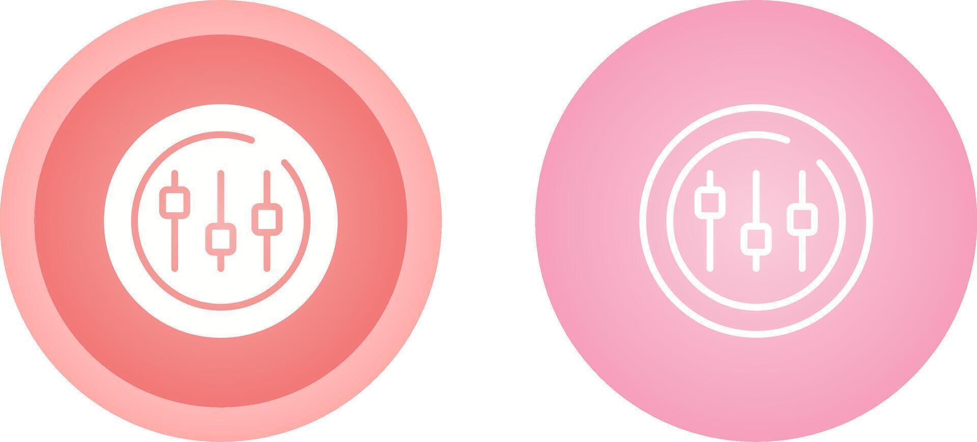 Music Equalizer Circle Vector Icon