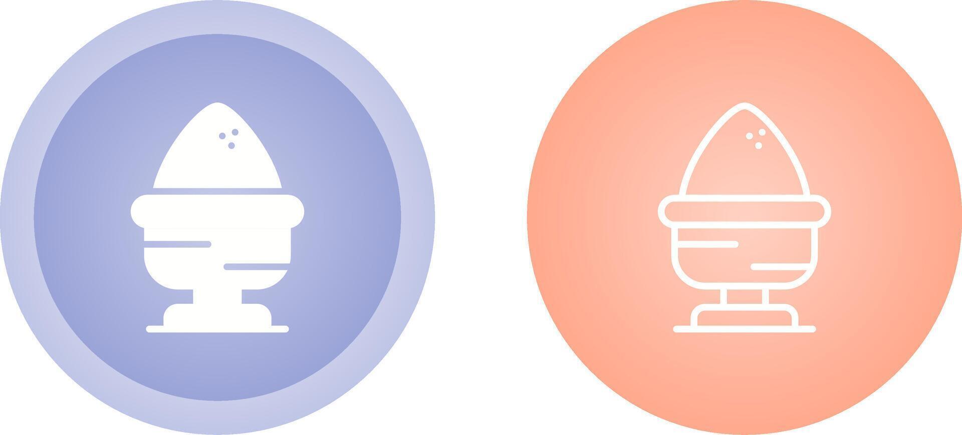 Boiled Egg Vector Icon