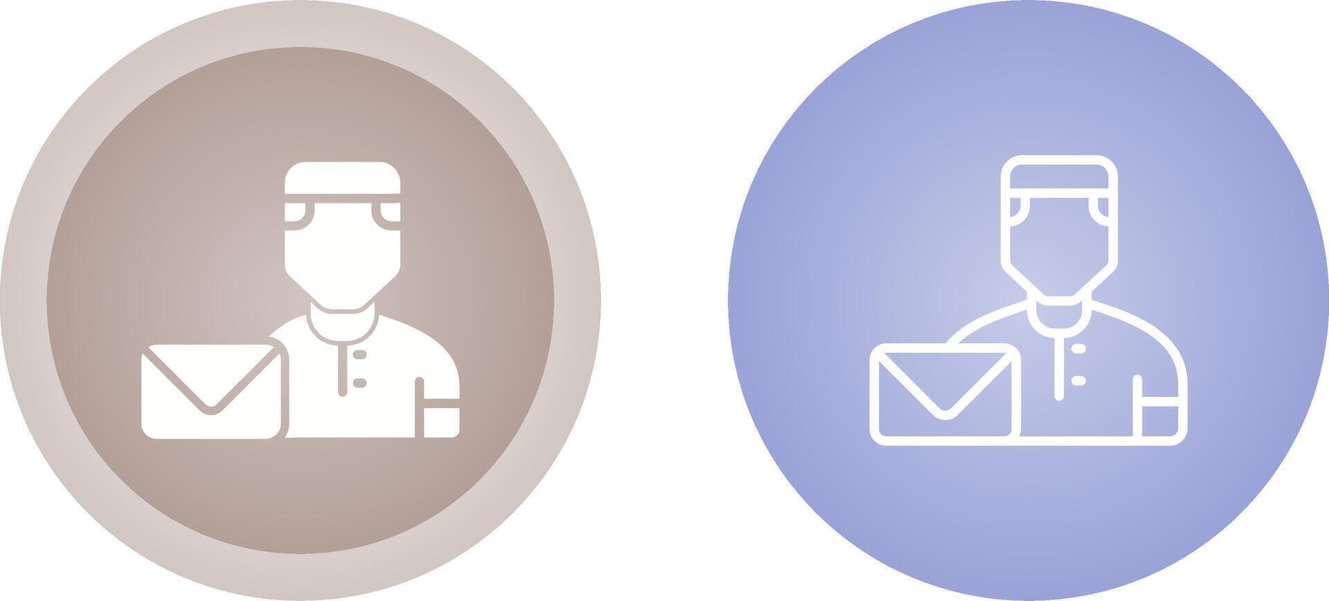 Postman Vector Icon 40639165 Vector Art at Vecteezy