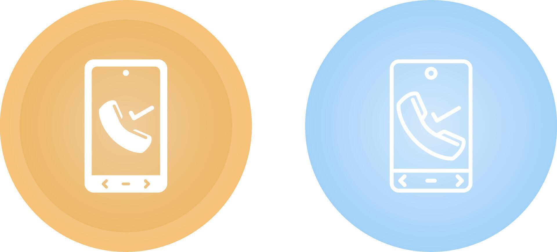 Call Recived Vector Icon