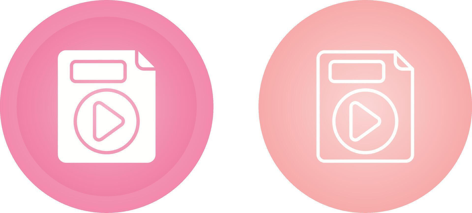 Video File Vector Icon