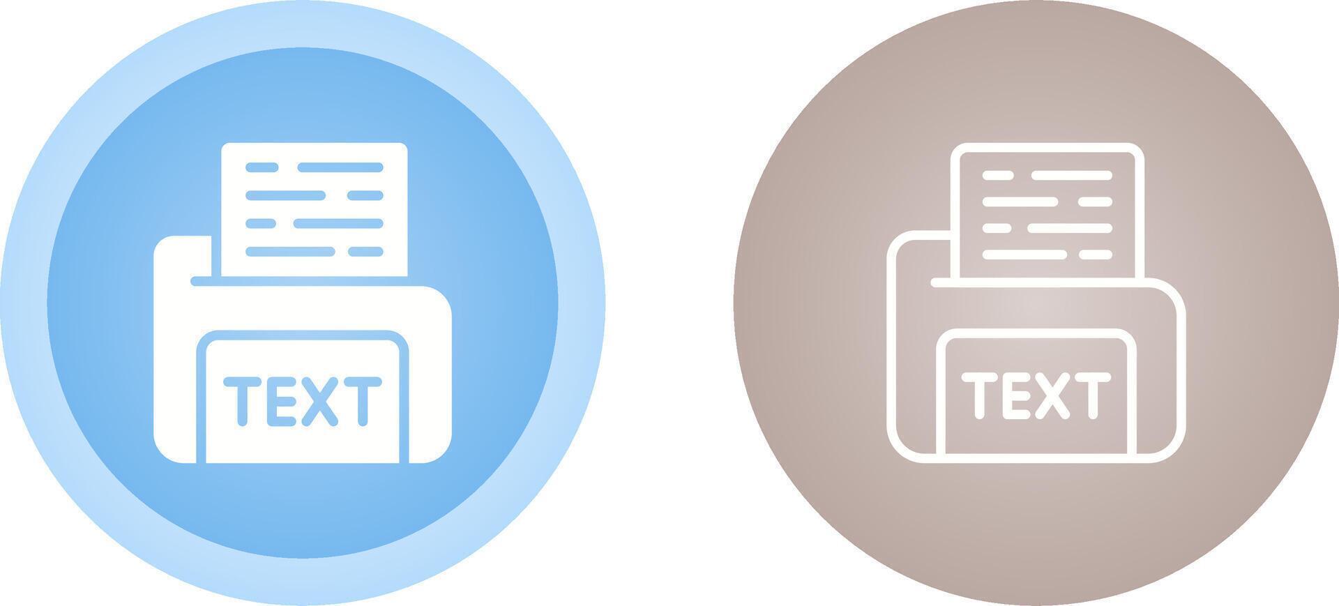 Text File Vector Icon 40639530 Vector Art at Vecteezy