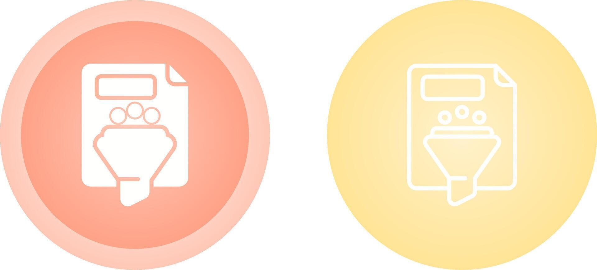 Filtering Vector Icon