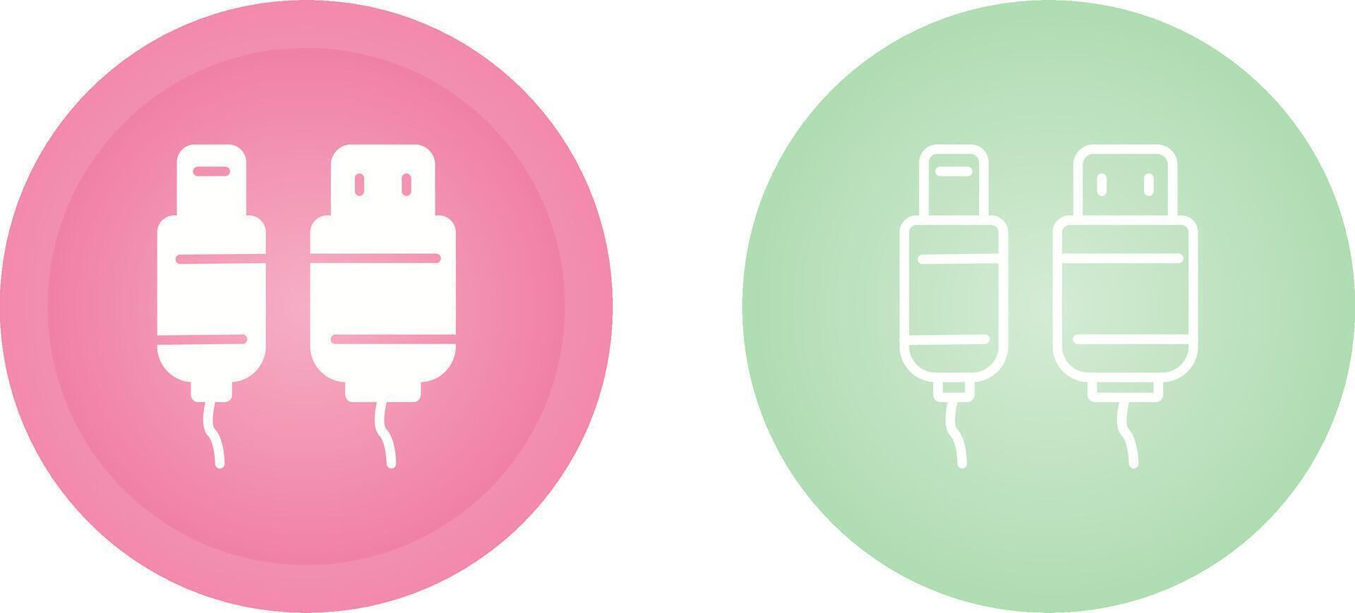 Usb Cable Vector Icon