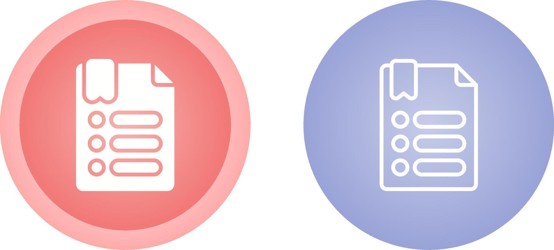 Bullet Points Vector Icon