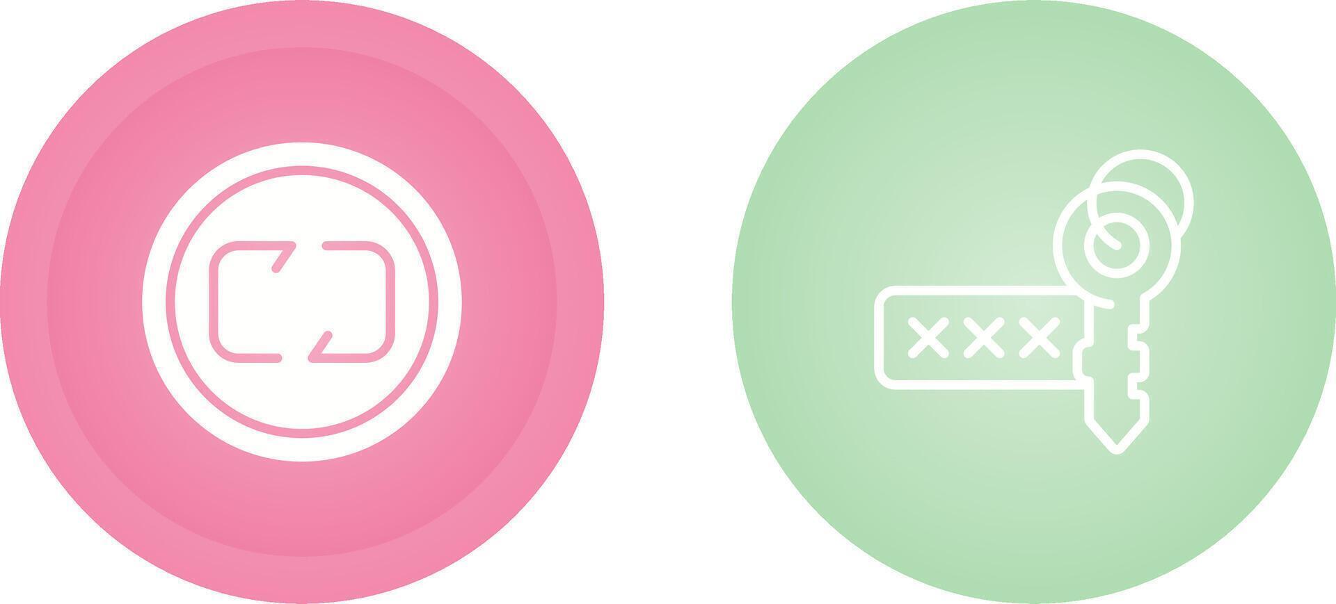 Electronic Key Vector Icon
