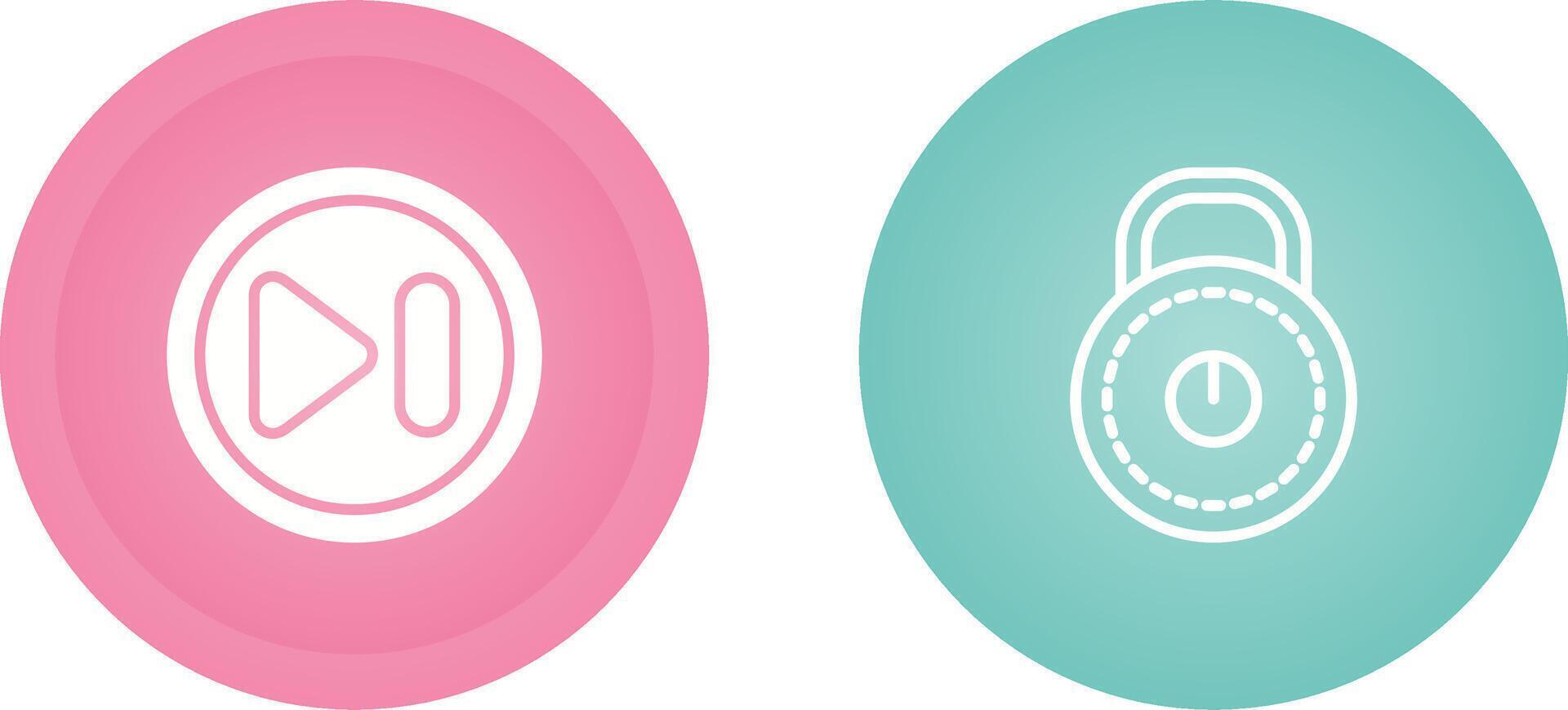 Brocken Padlock Vector Icon