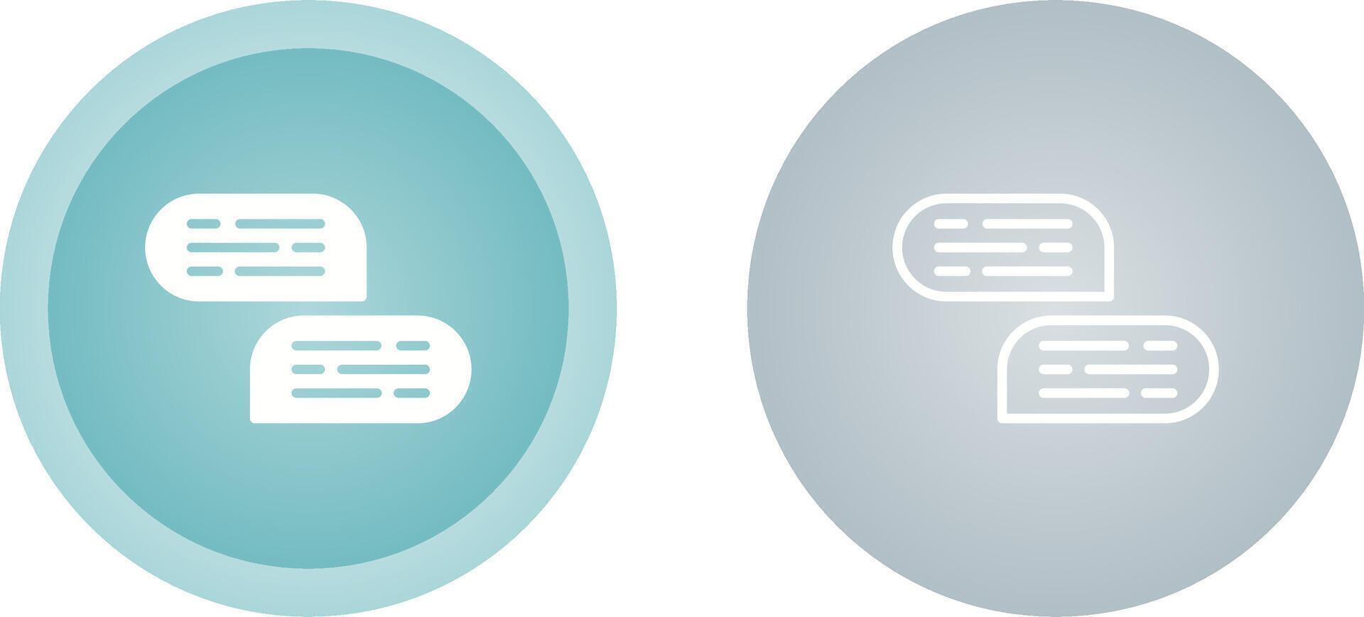 Speech Bubbles Vector Icon