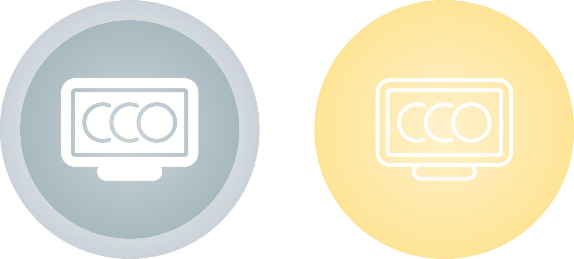 Desktop Computer Vector Icon