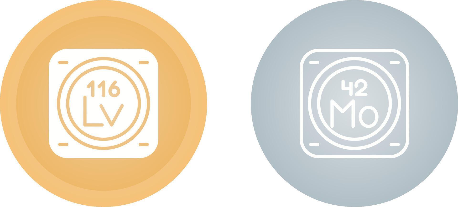 Unique Two Icons Set vector