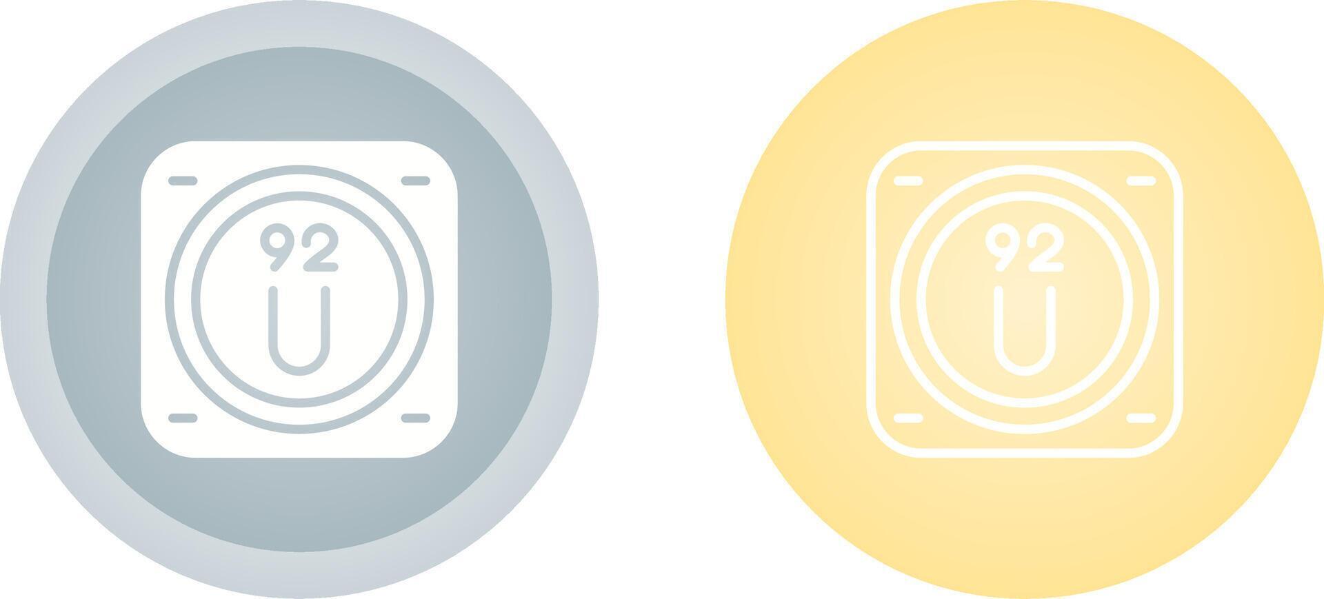 Unique Two Icons Set vector