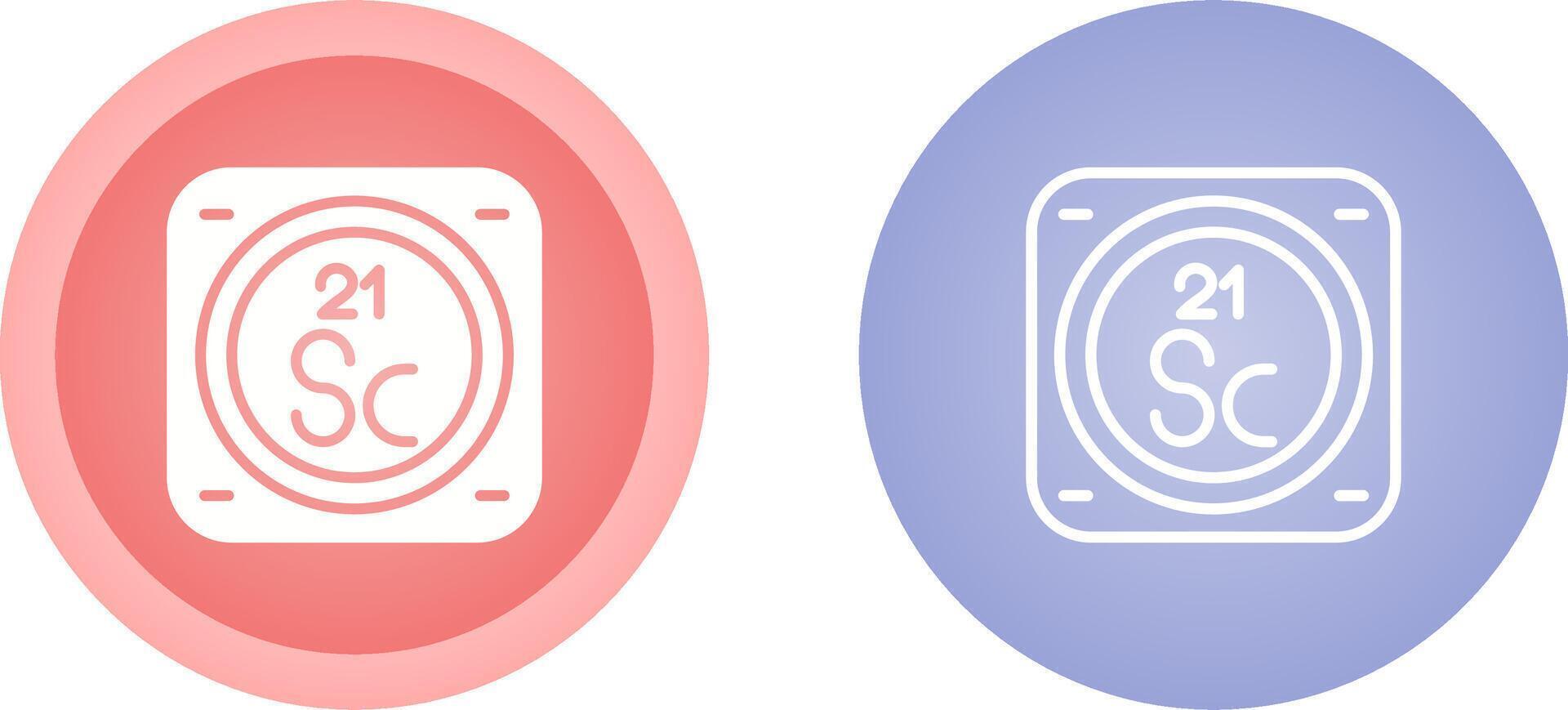 Unique Two Icons Set vector