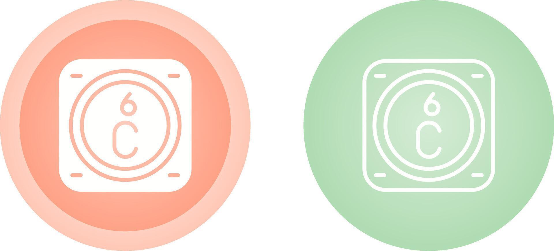 Unique Two Icons Set vector