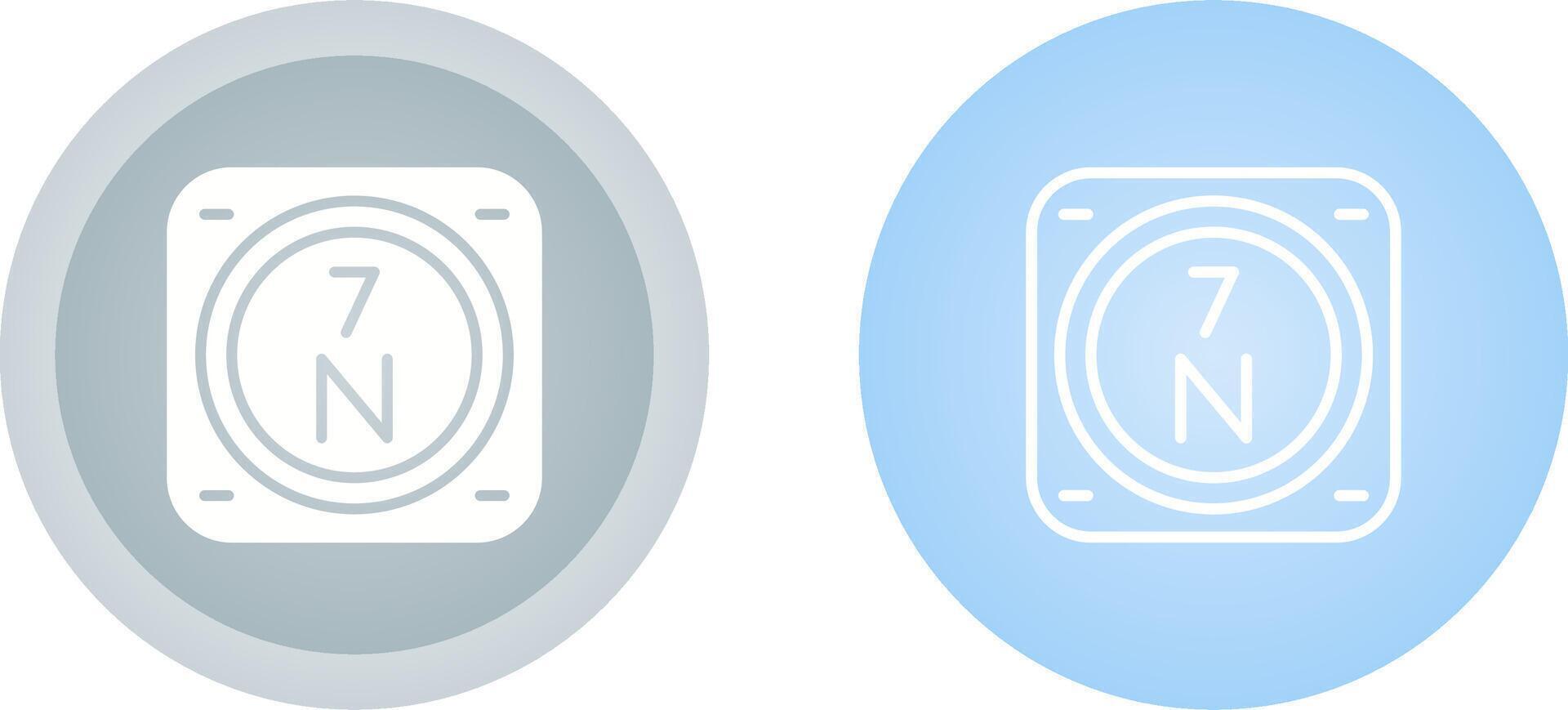 Unique Two Icons Set vector