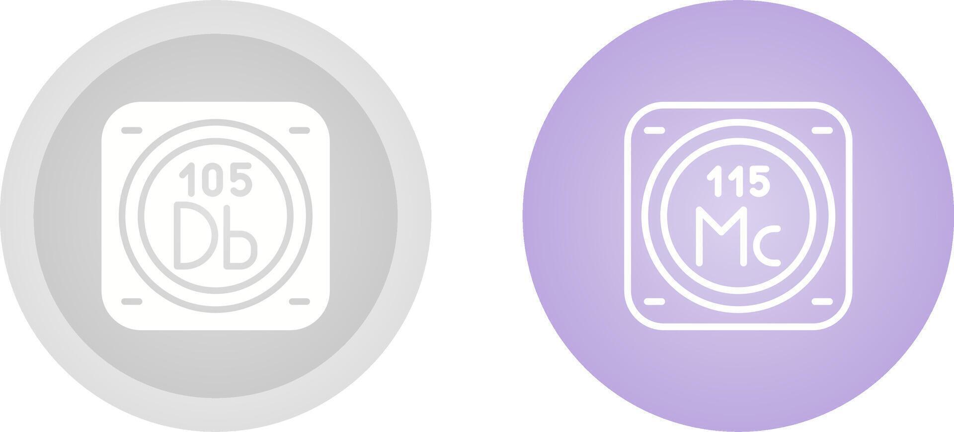 Unique Two Icons Set vector