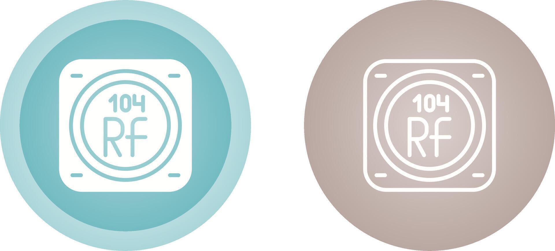 Unique Two Icons Set vector