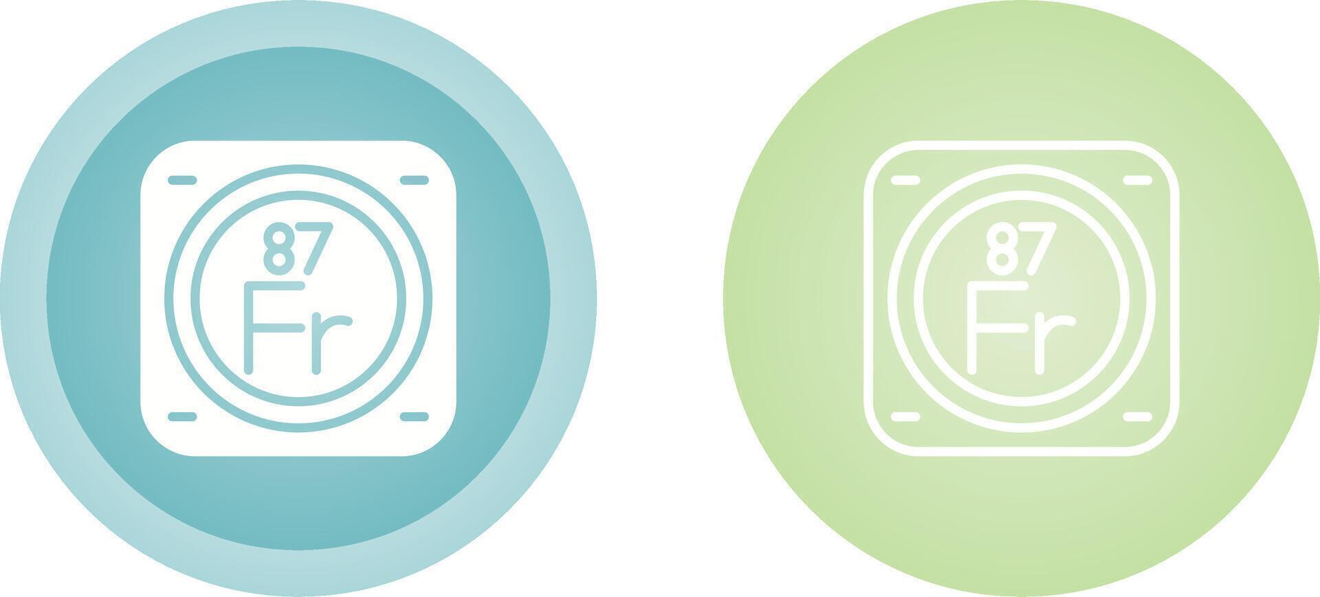 Unique Two Icons Set vector