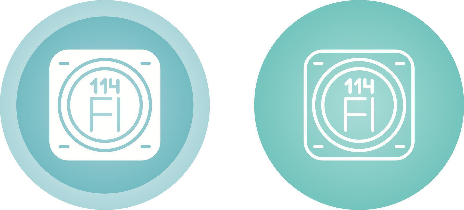 Unique Two Icons Set vector