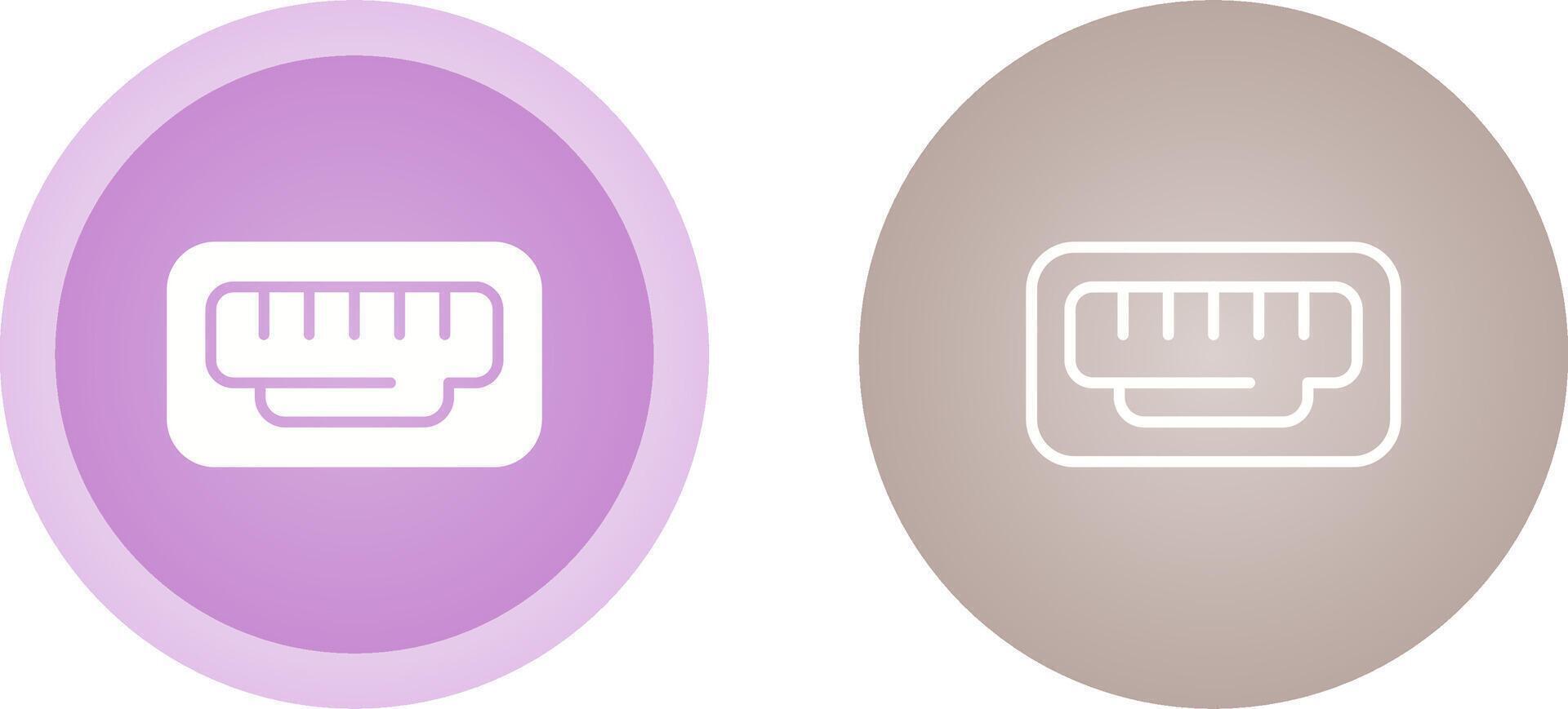 Unique Two Icons Set vector