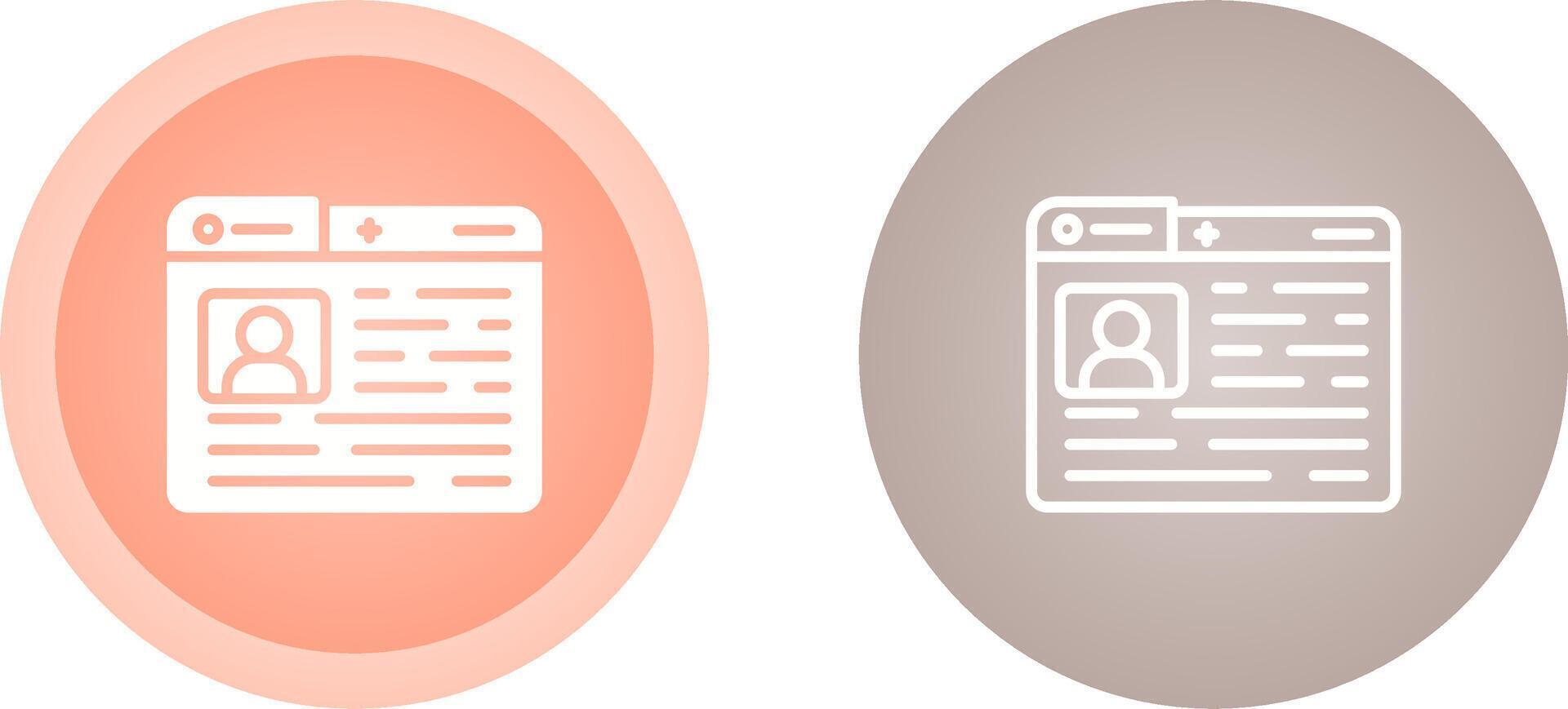 Profile Vector Icon