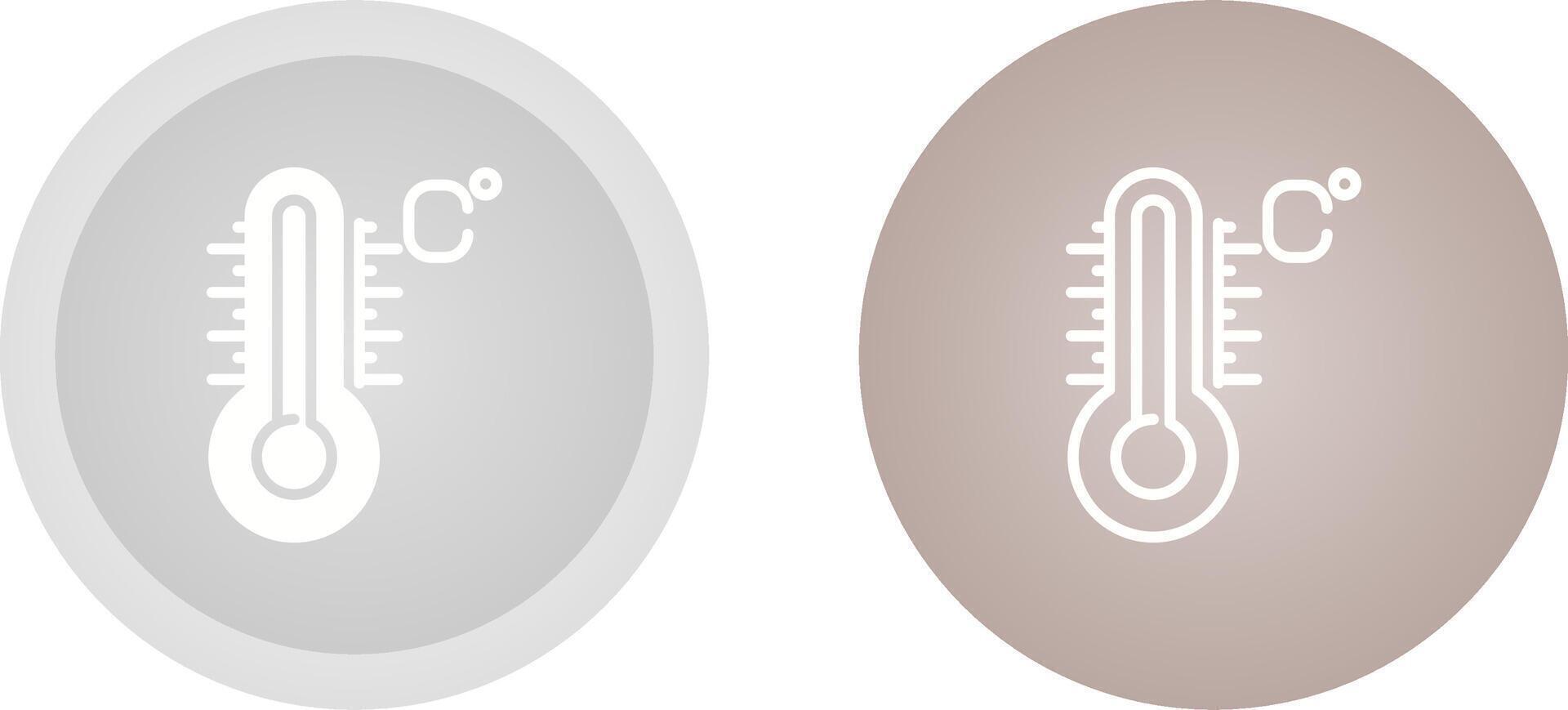 icono de vector de temperatura