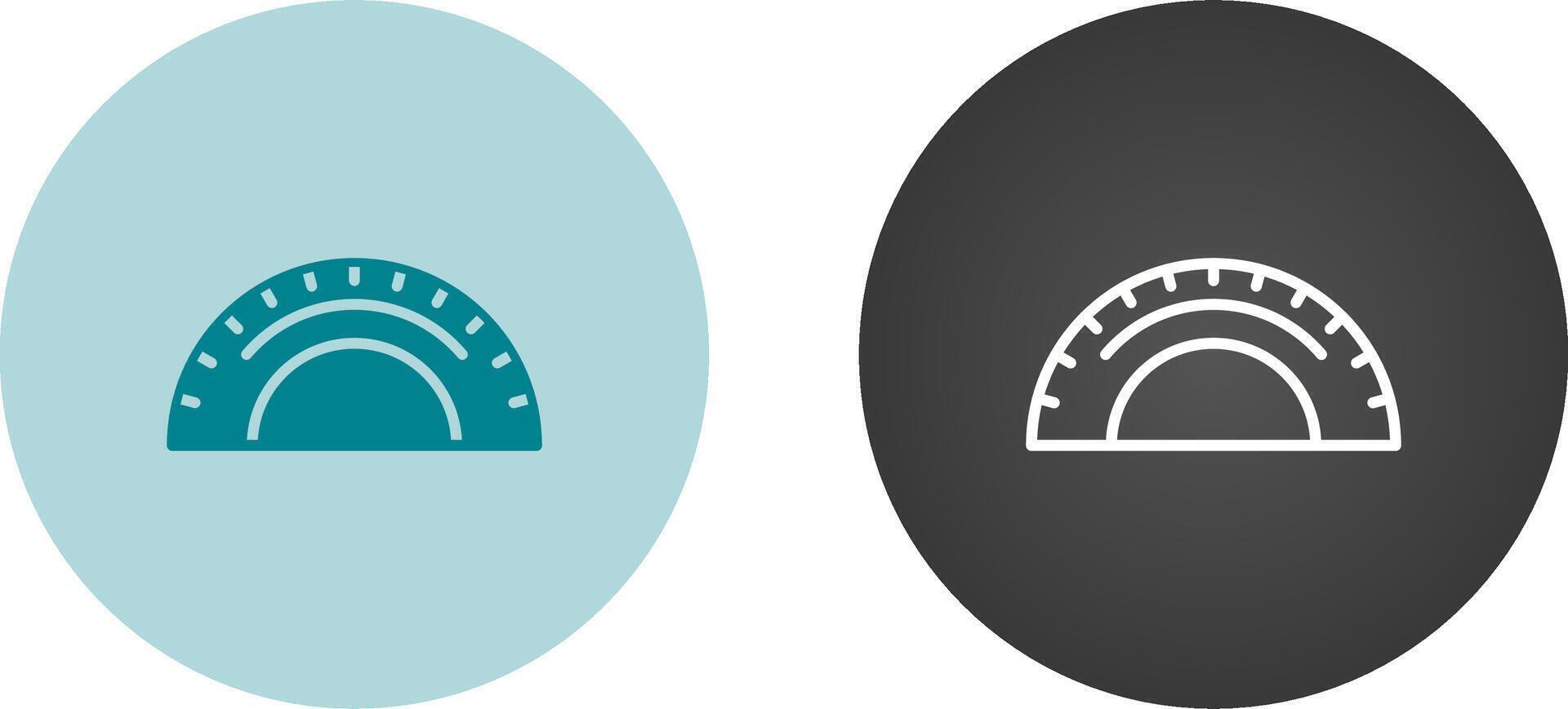 Protractor Vector Icon