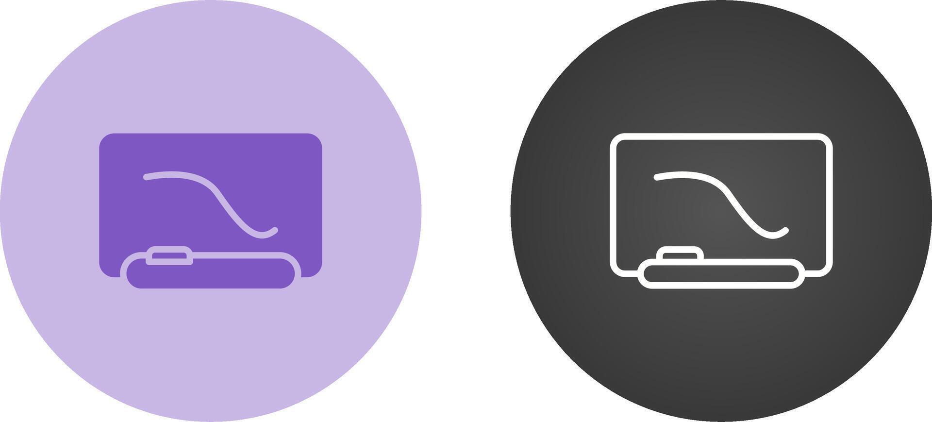 Interactive Whiteboard Vector Icon