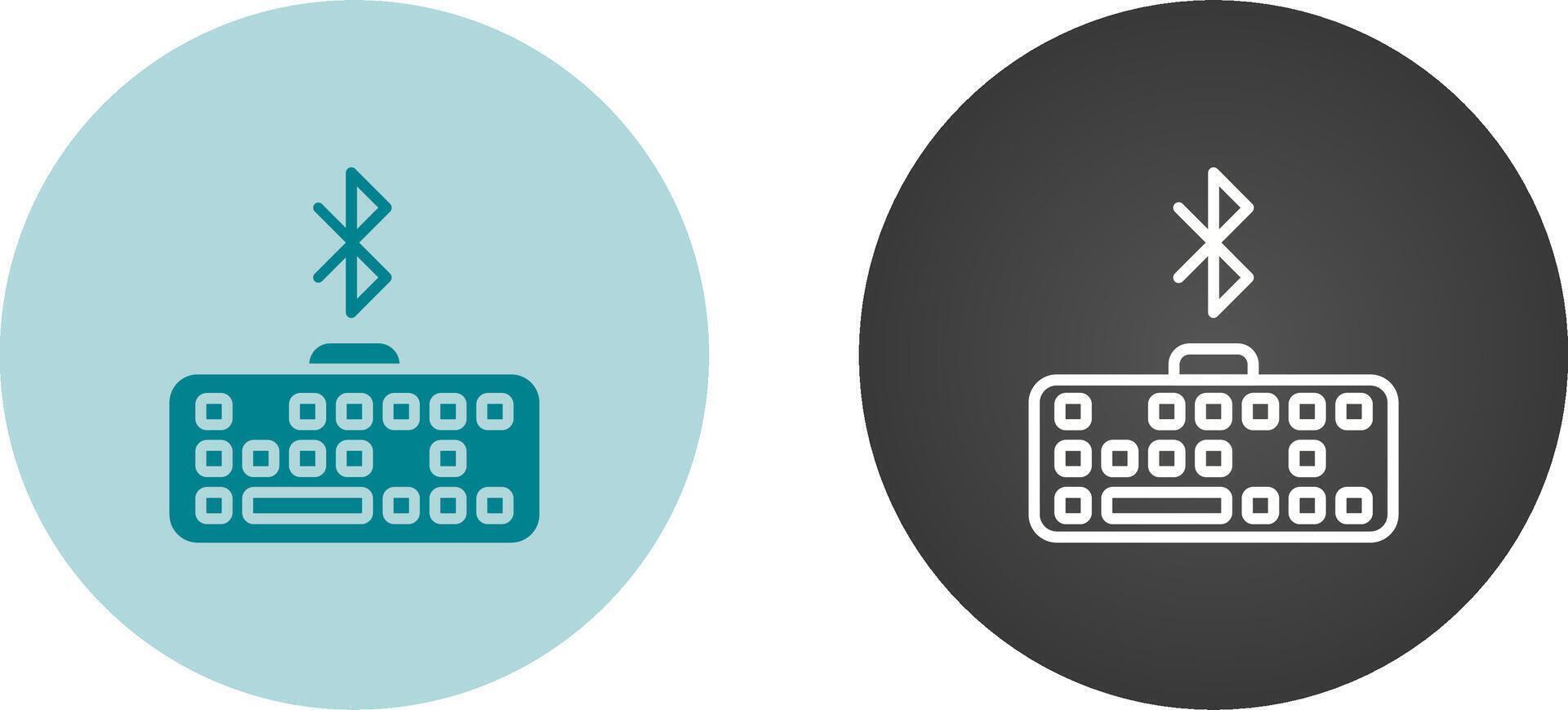 Bluetooth Keyboard Vector Icon