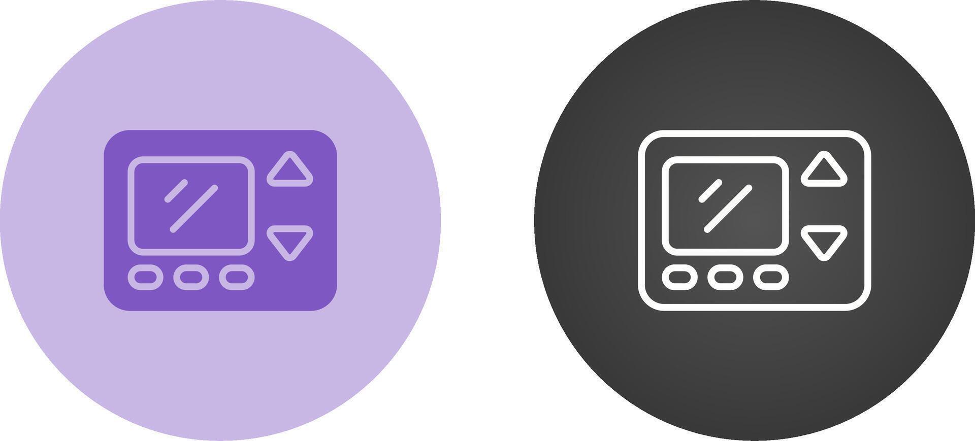 Smart Thermostat Vector Icon