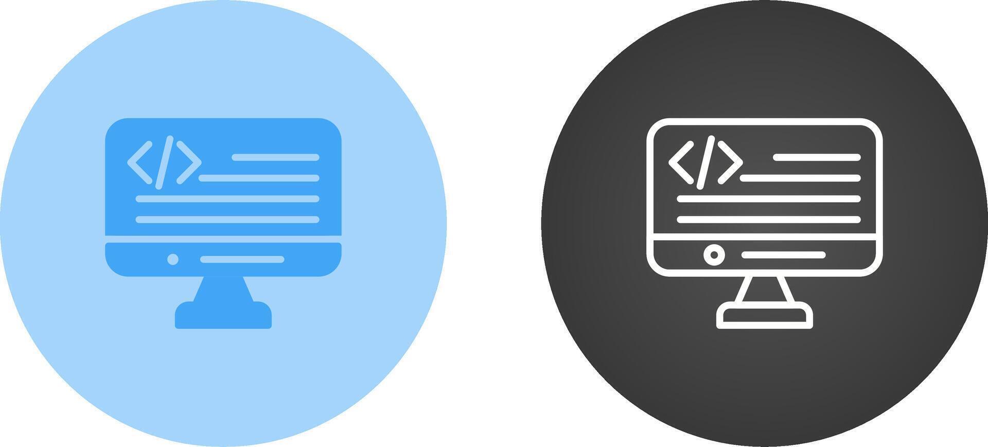 Programming Language Vector Icon