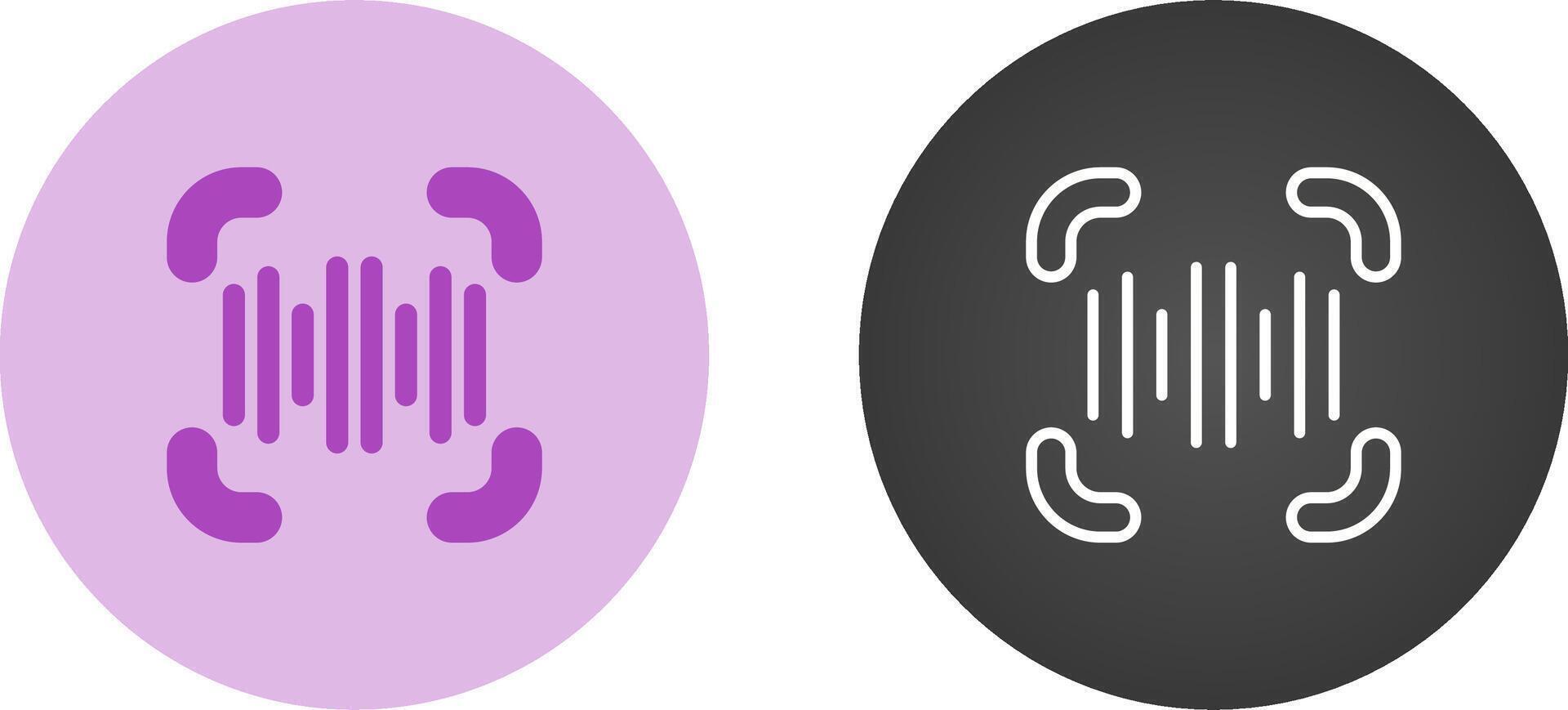 Voice Recognition Vector Icon