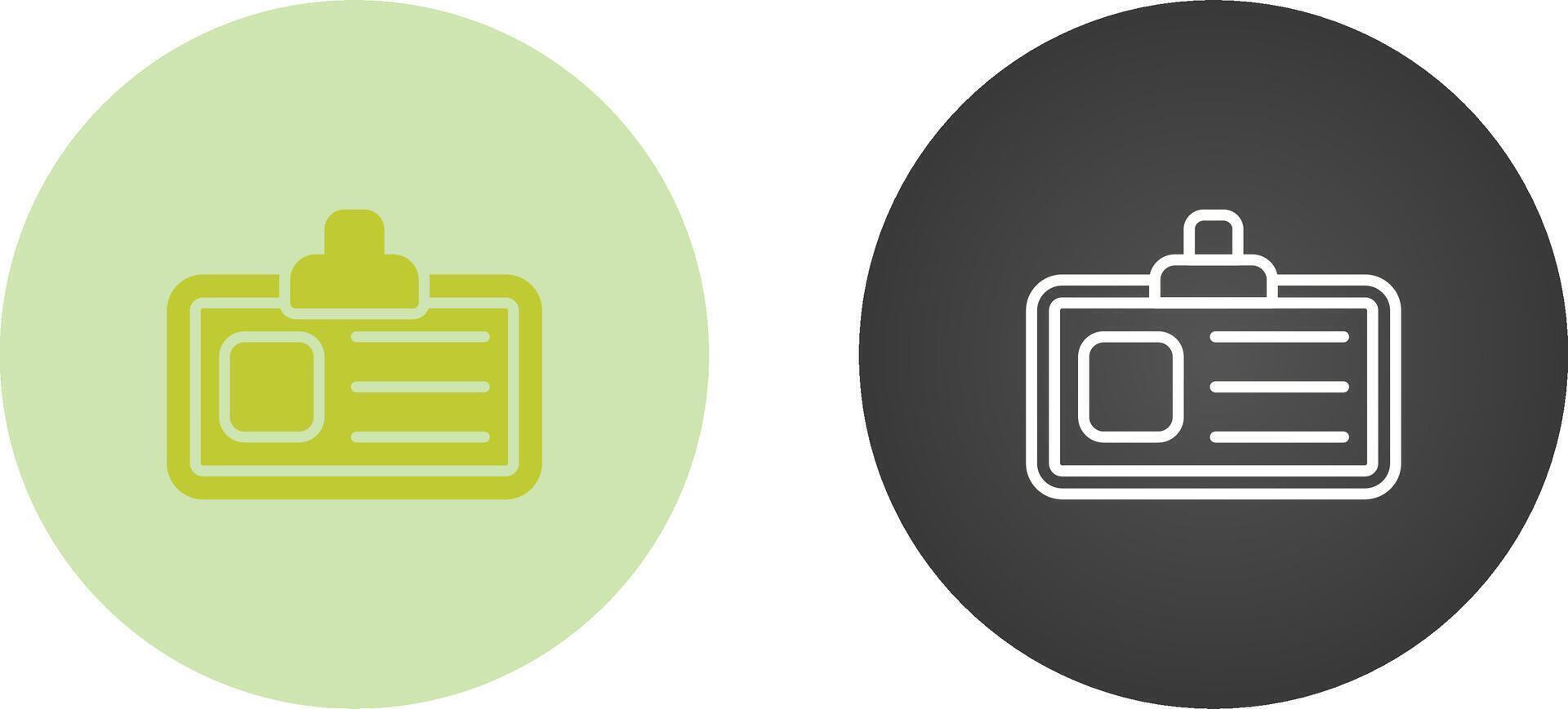 Business Card Vector Icon