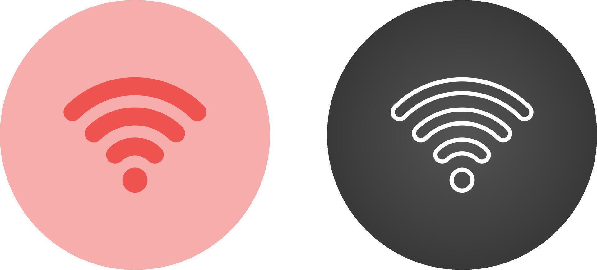 icono de vector de señal wifi