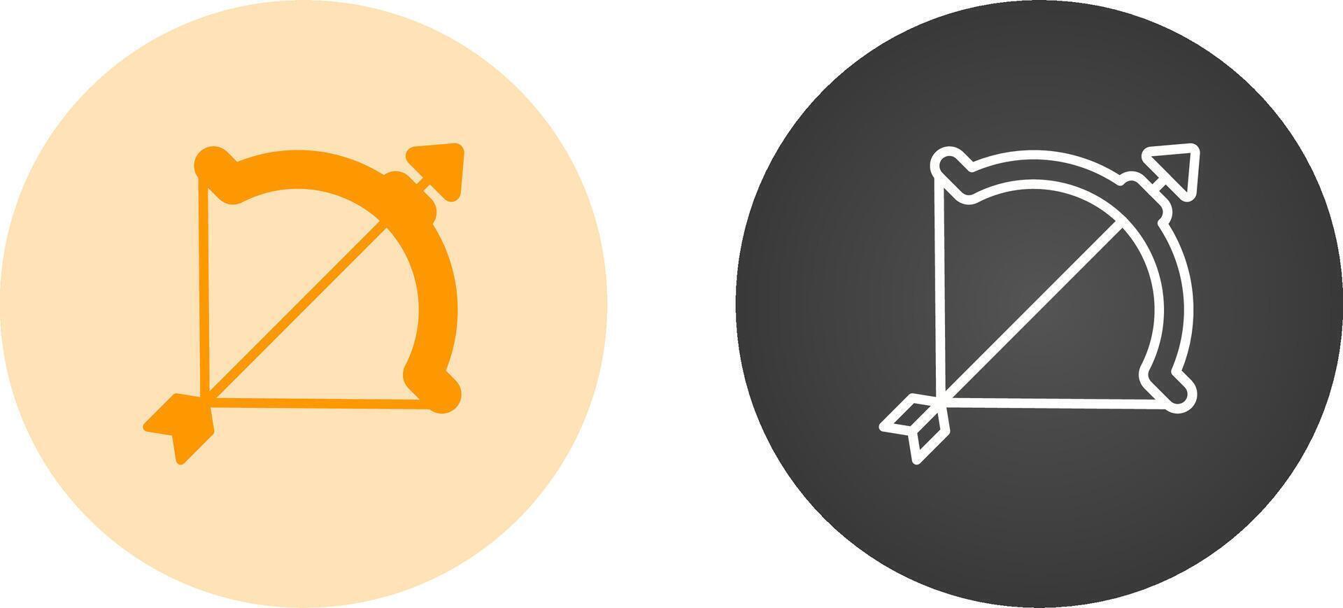 Bow and arrow Vector Icon