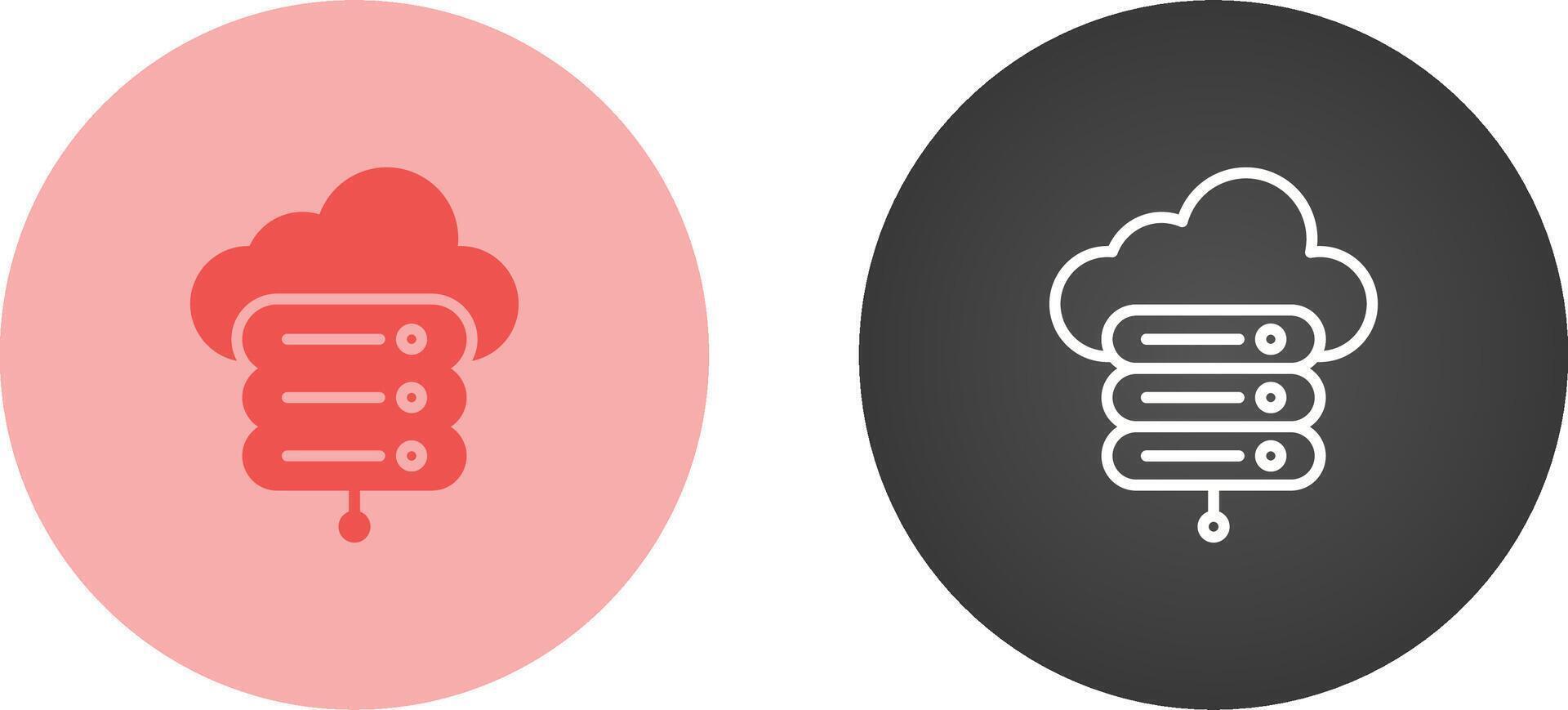 Cloud Storage Vector Icon