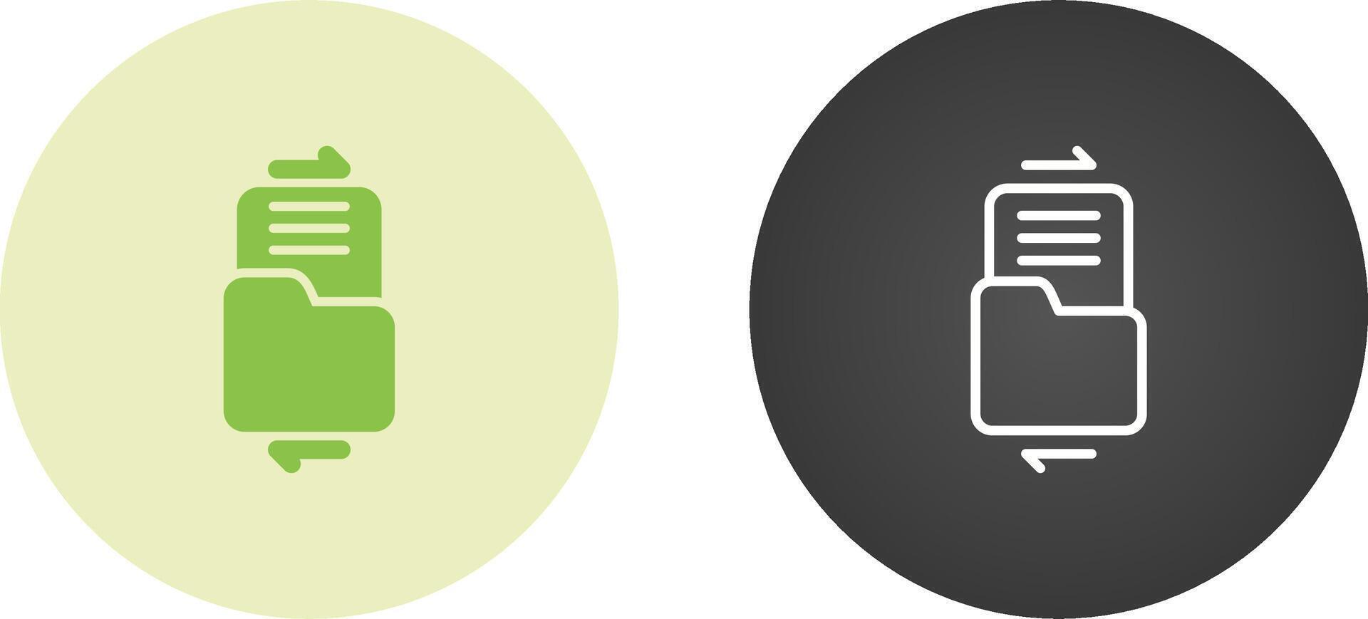 File Sharing Vector Icon