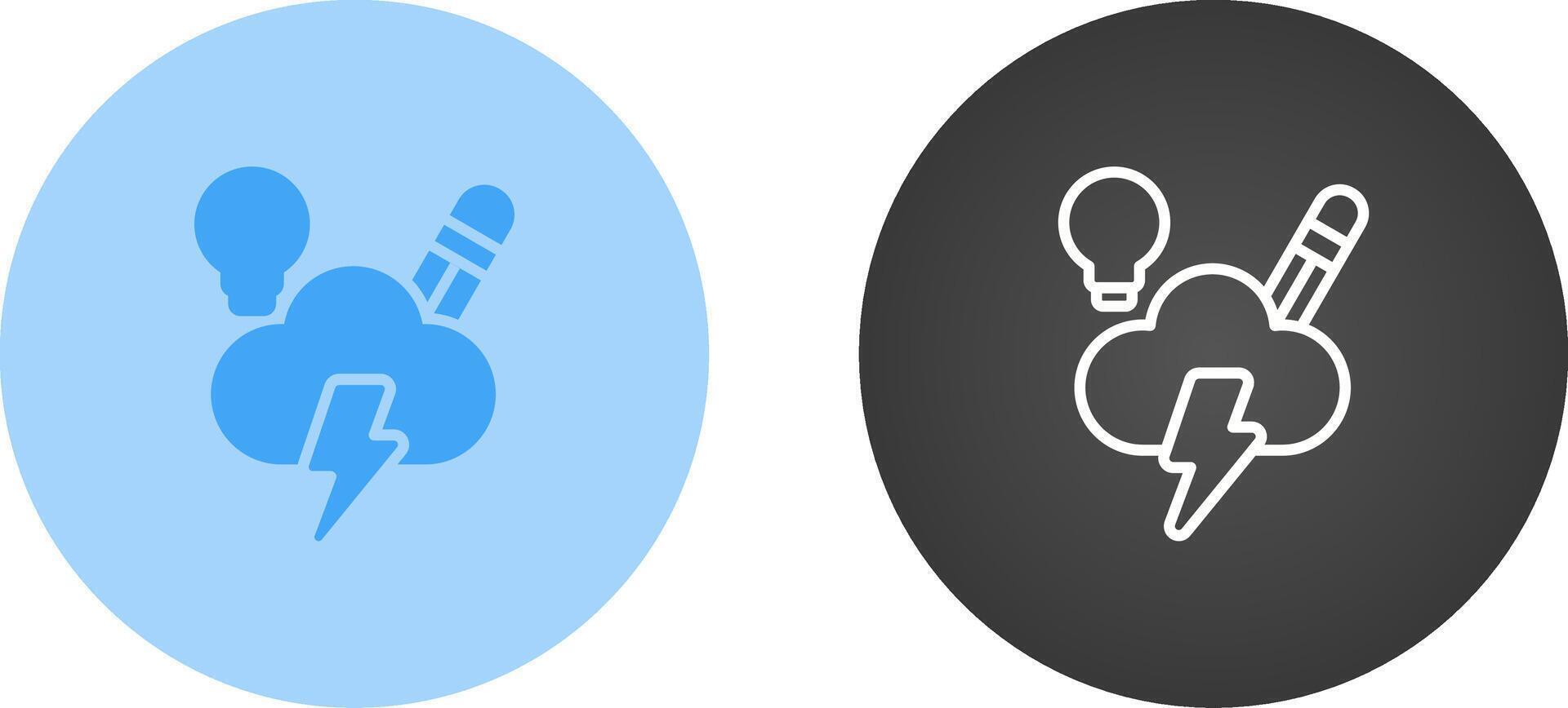 Brainstorming Vector Icon