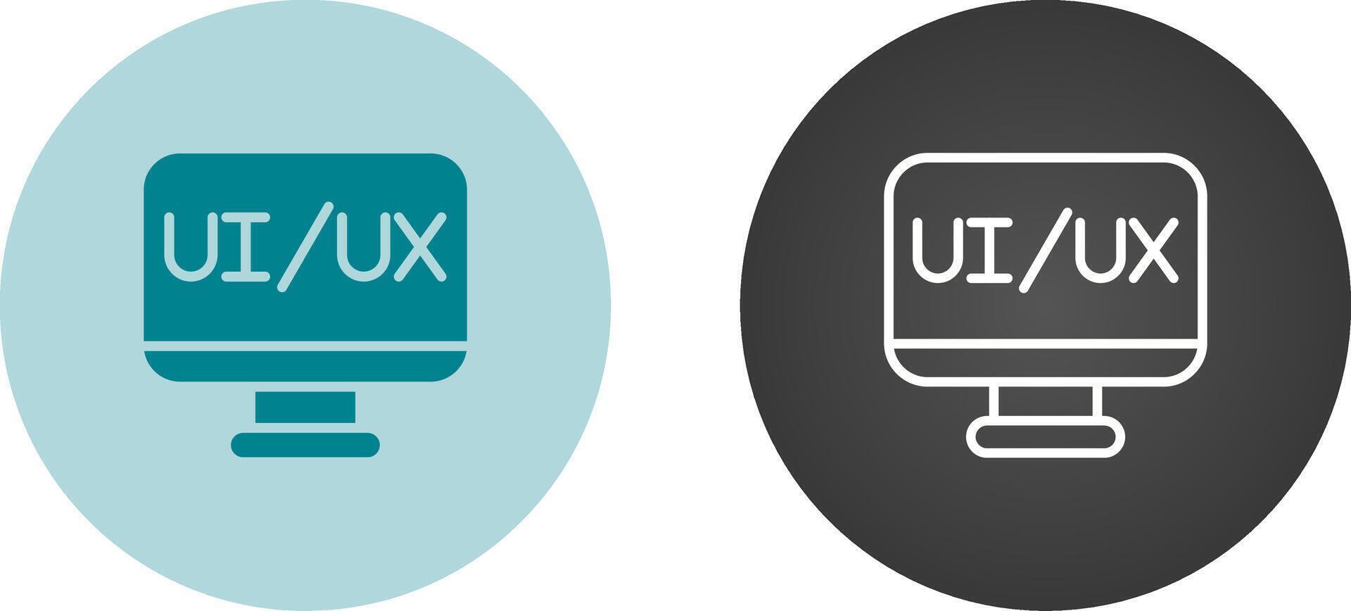 ux ui vector icono