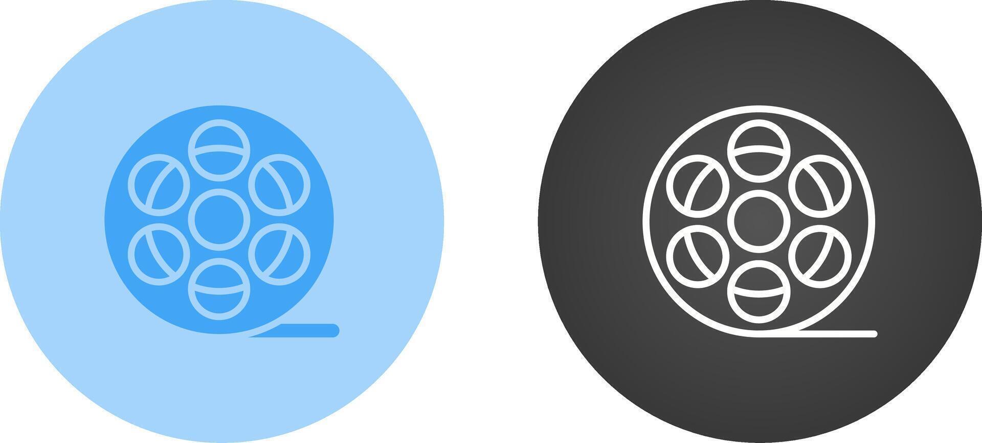 Film Reel Vector Icon